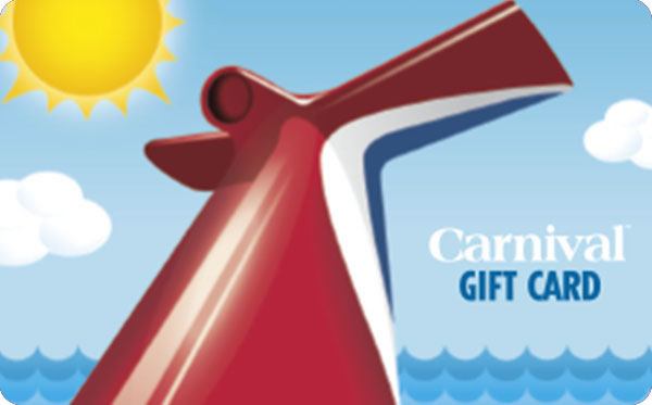 $100 Carnival Cruise Lines Gift Card For $90