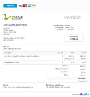 Simplifying your invoices - PayPal AU