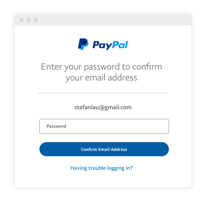 how do i change my paypal email address