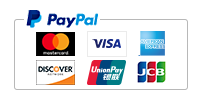 PayPalbMastercard,VISA,American Express,JCB