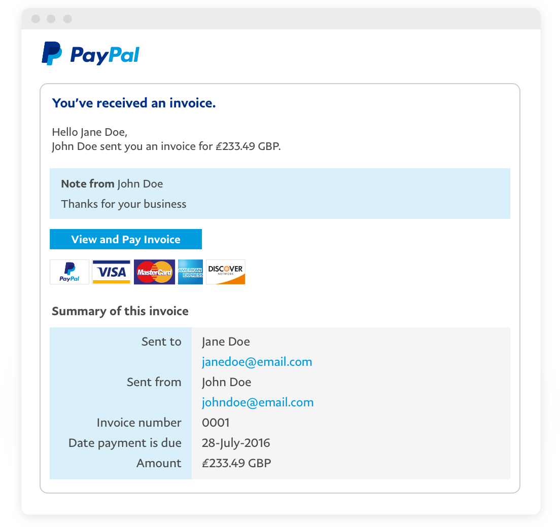 confirm my email paypal
