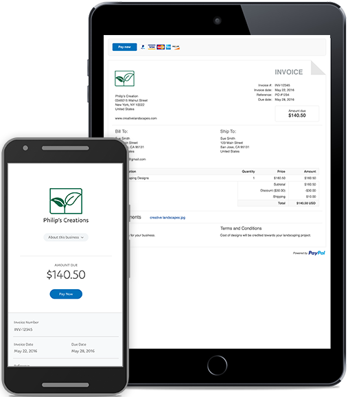 mobile invoicing and printing software