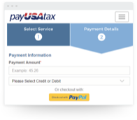 Tax payment details