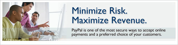 Minimize Risk. Maximize Revenue. PayPal is one of the most secure ways to accept online payments and a preferred choice of your customers.