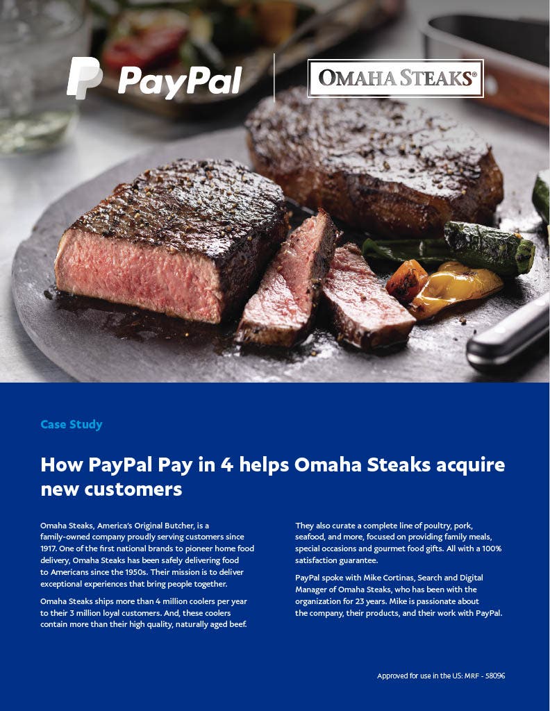 Perpay  Omaha Steaks - Cookout in a Box