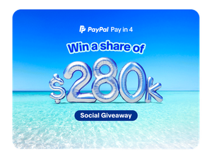 Win a share of $280k Social Giveaway