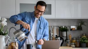 Connecting with Customers - Man making tea