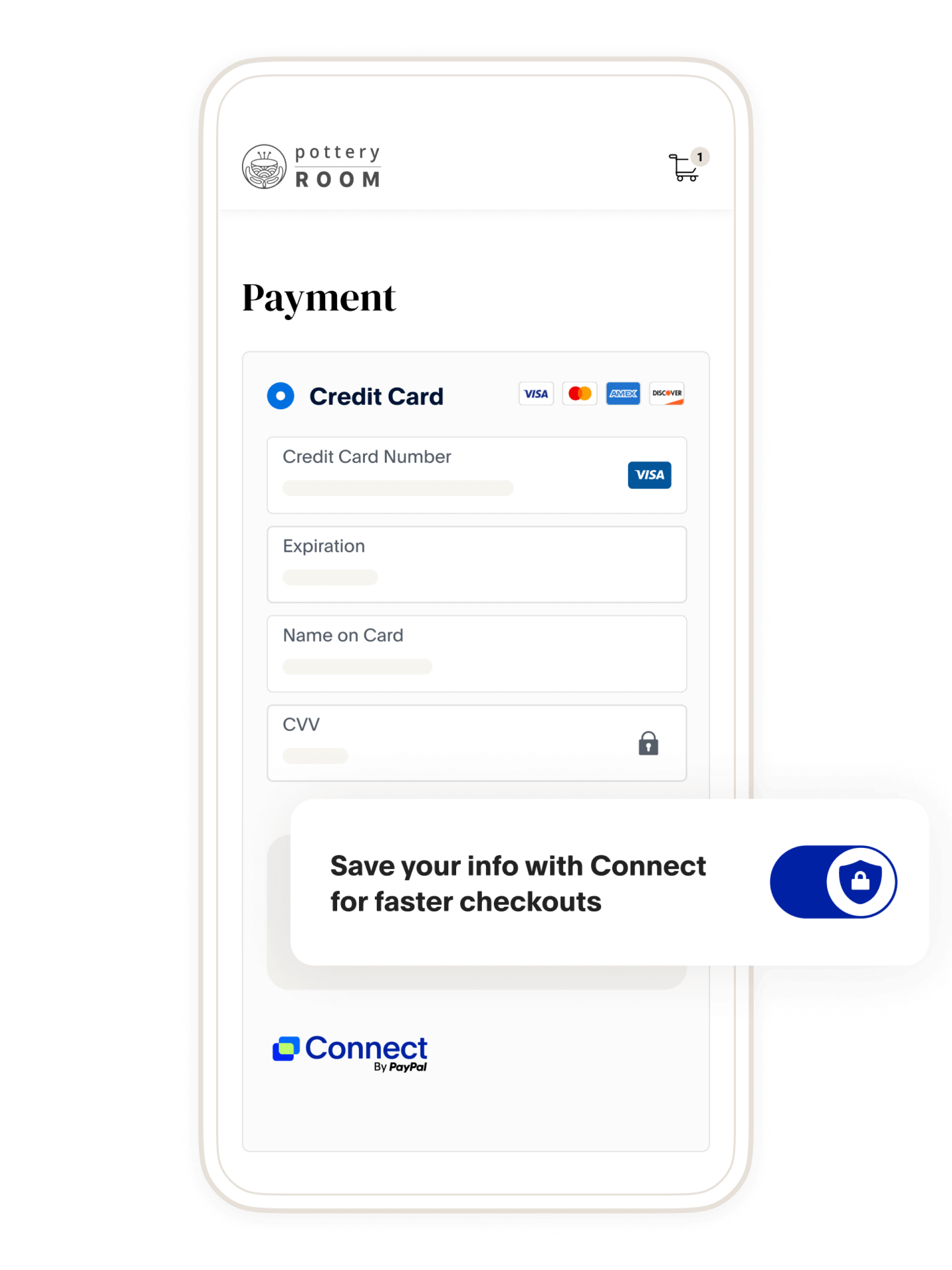 One Click Checkout With Connect by PayPal