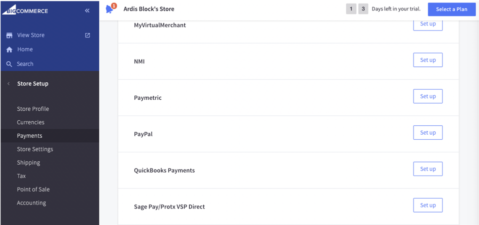 PayPal,setup