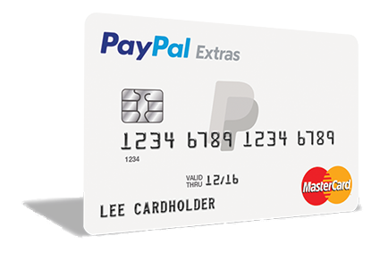 paypal credit card login